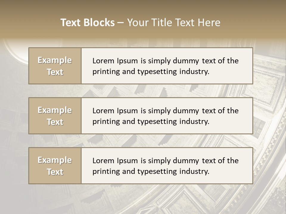 Empire Dome Column PowerPoint Template