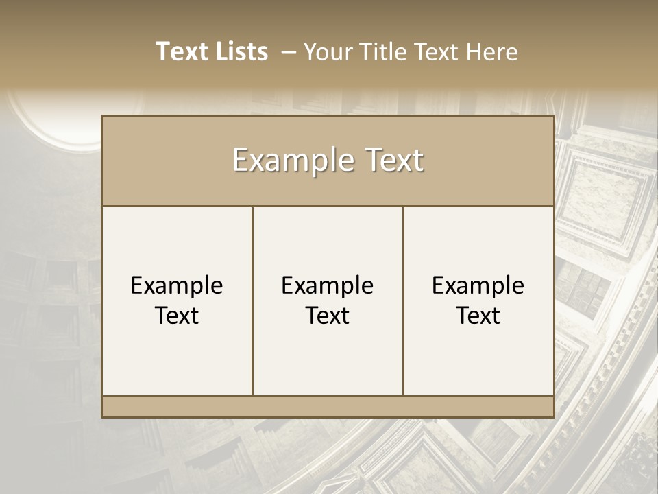 Empire Dome Column PowerPoint Template