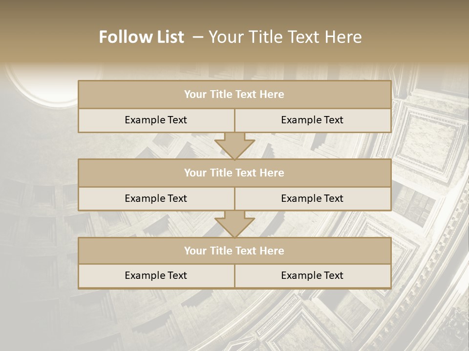 Empire Dome Column PowerPoint Template