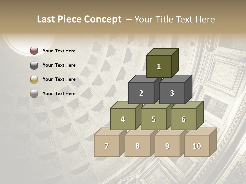 Empire Dome Column PowerPoint Template
