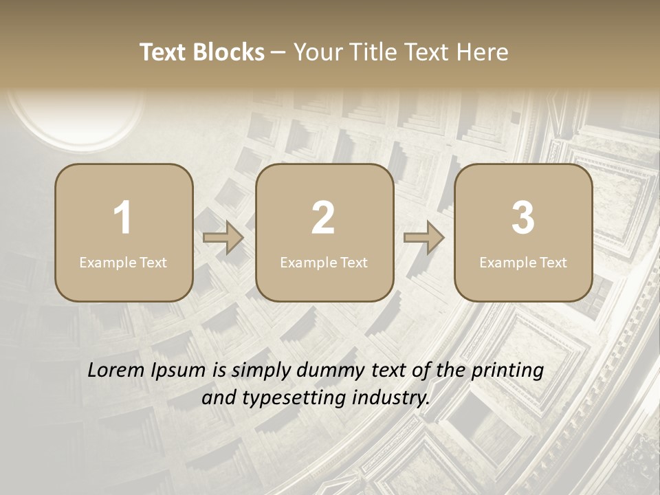 Empire Dome Column PowerPoint Template