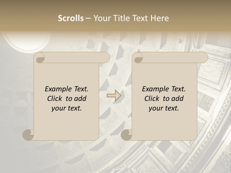 Empire Dome Column PowerPoint Template