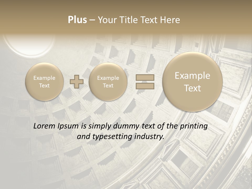 Empire Dome Column PowerPoint Template