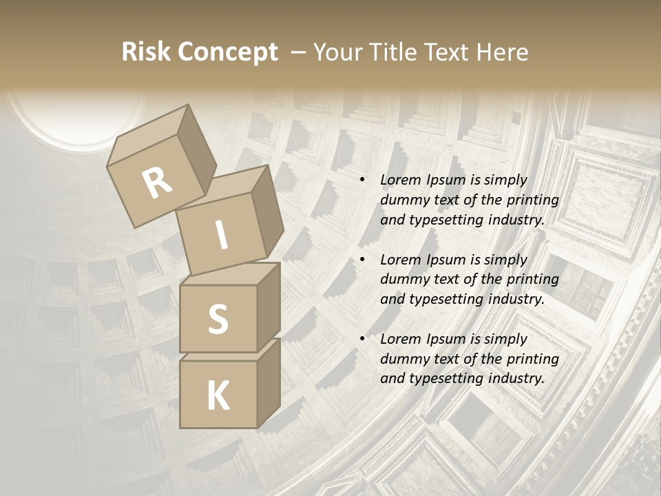 Empire Dome Column PowerPoint Template