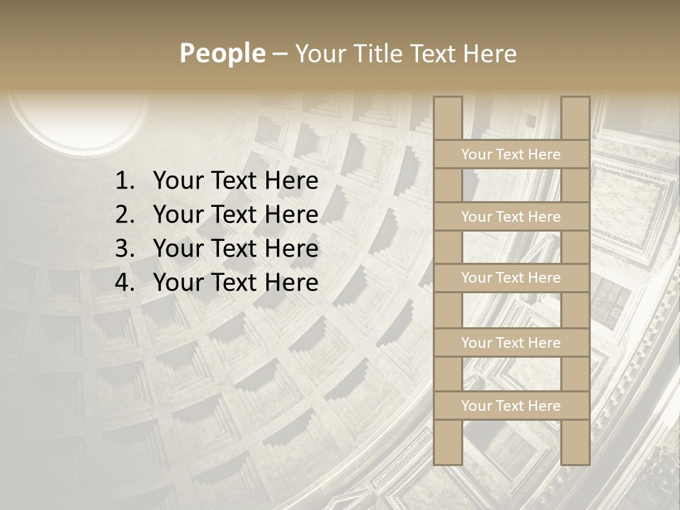 Empire Dome Column PowerPoint Template