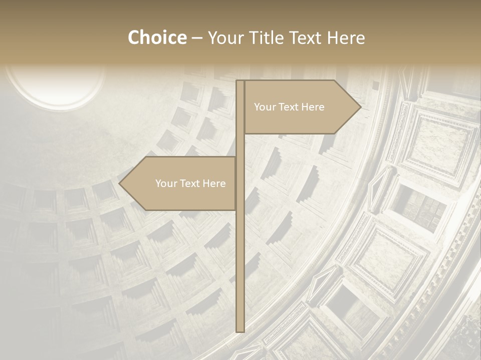 Empire Dome Column PowerPoint Template
