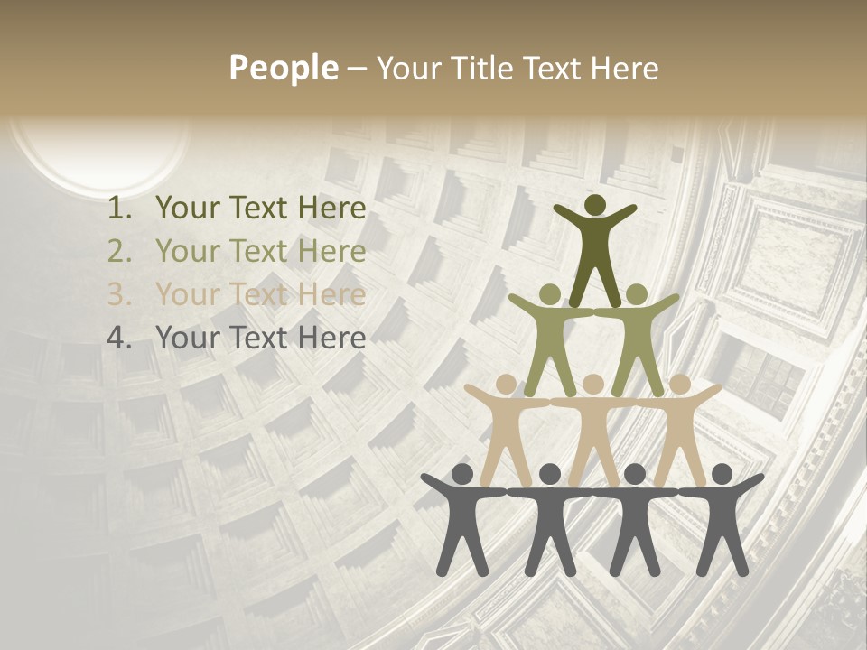 Empire Dome Column PowerPoint Template