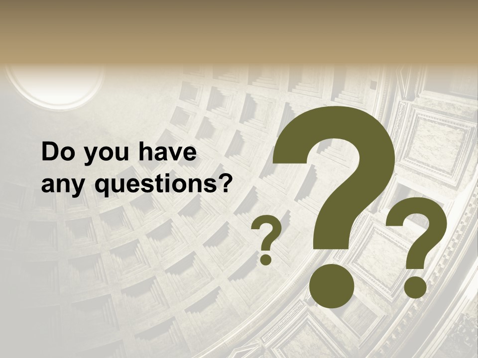 Empire Dome Column PowerPoint Template