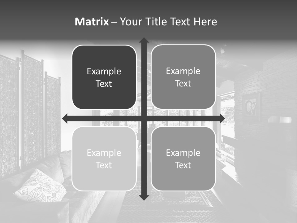 Residential Contemporary Interior PowerPoint Template