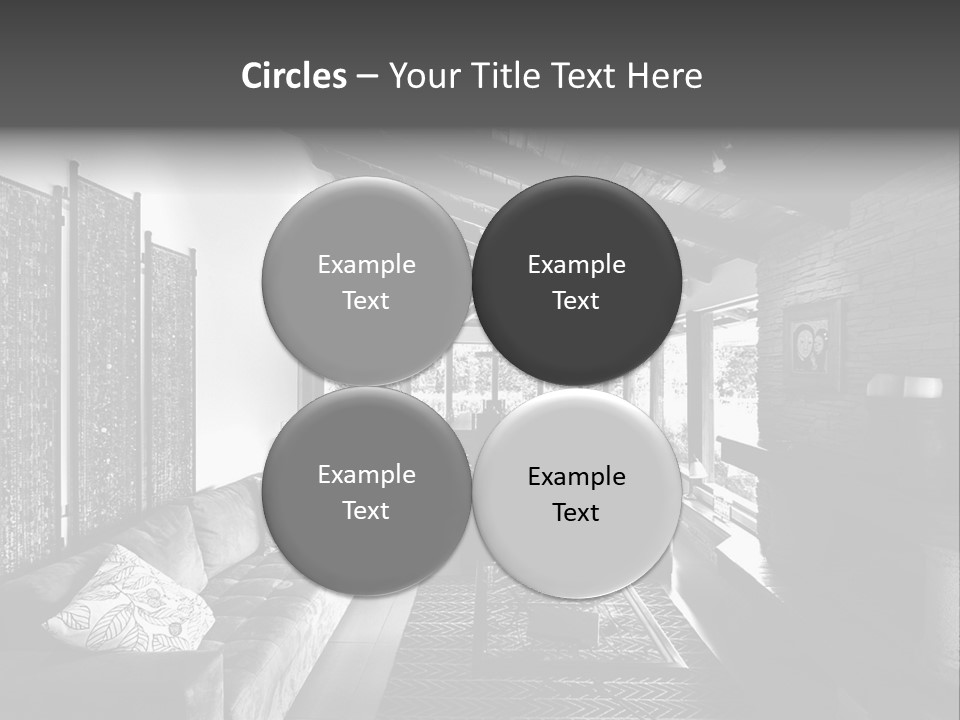 Residential Contemporary Interior PowerPoint Template