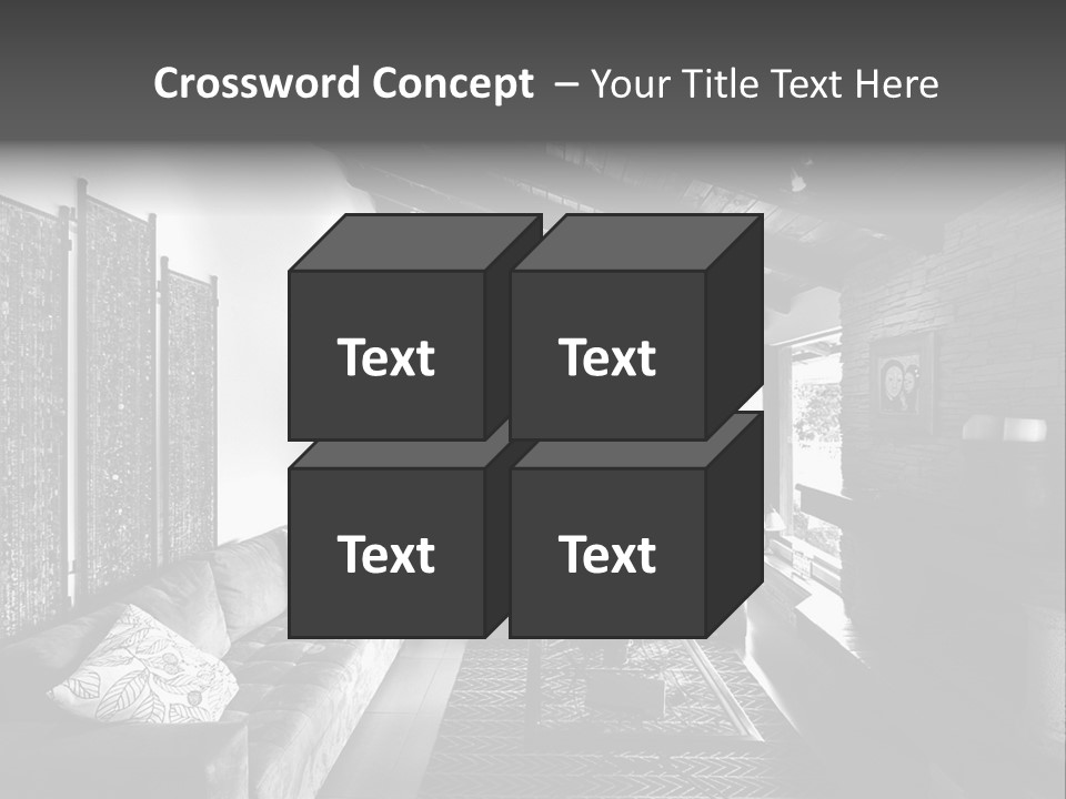 Residential Contemporary Interior PowerPoint Template