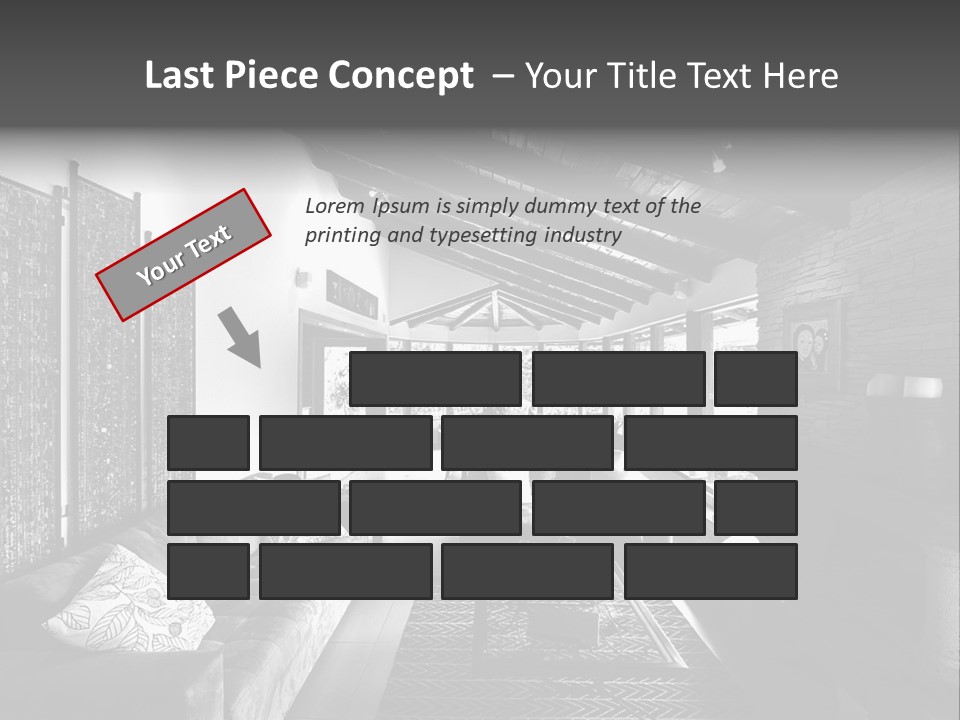 Residential Contemporary Interior PowerPoint Template