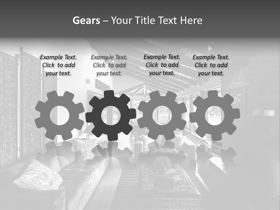 Residential Contemporary Interior PowerPoint Template