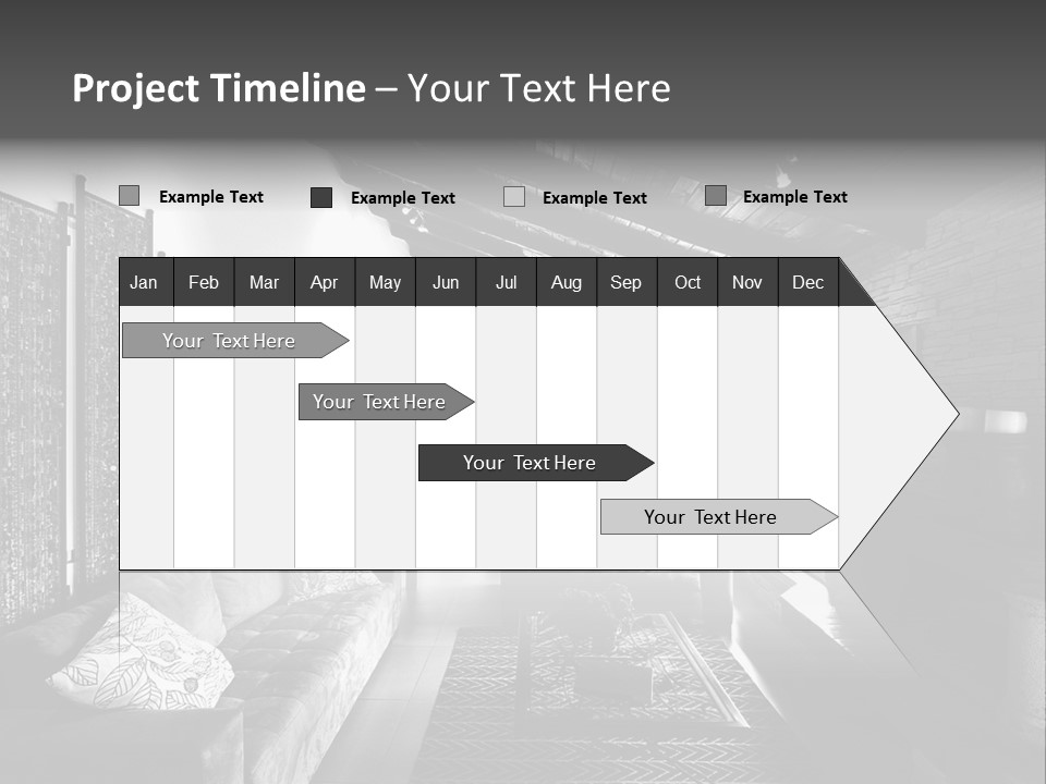 Residential Contemporary Interior PowerPoint Template