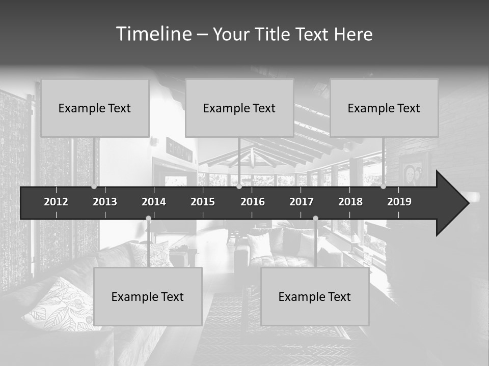Residential Contemporary Interior PowerPoint Template