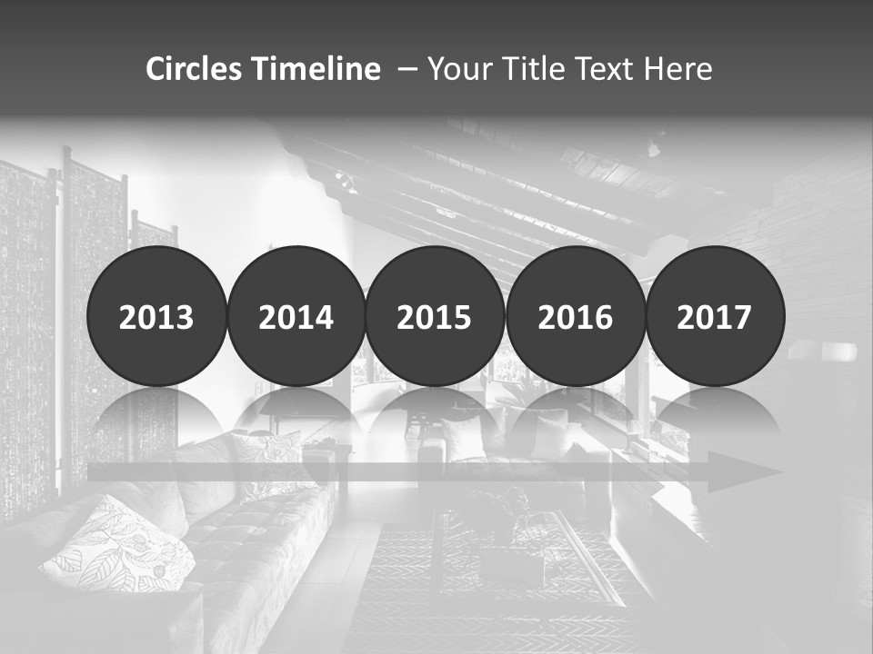 Residential Contemporary Interior PowerPoint Template