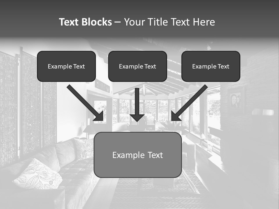 Residential Contemporary Interior PowerPoint Template