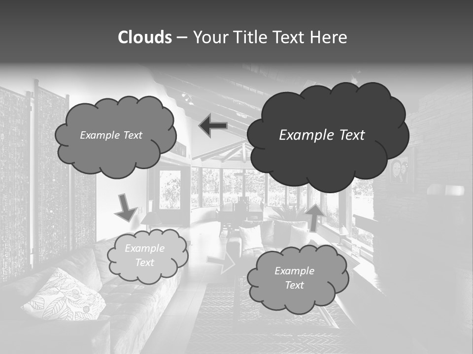 Residential Contemporary Interior PowerPoint Template