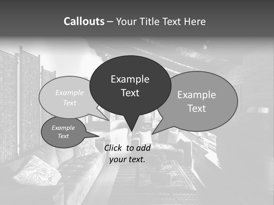Residential Contemporary Interior PowerPoint Template