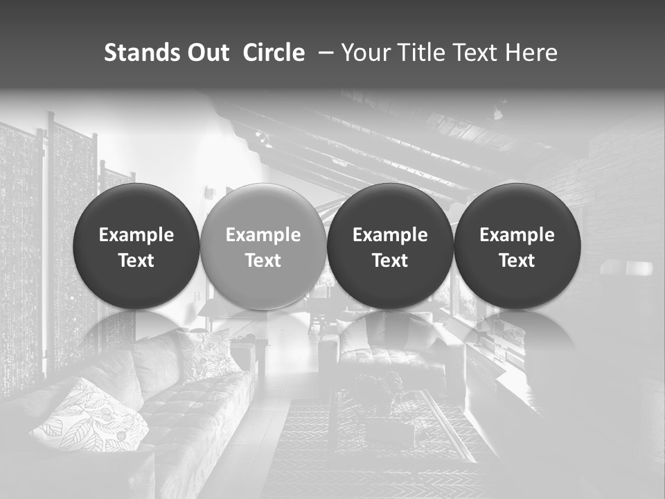 Residential Contemporary Interior PowerPoint Template