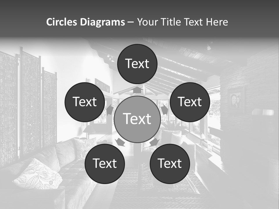 Residential Contemporary Interior PowerPoint Template