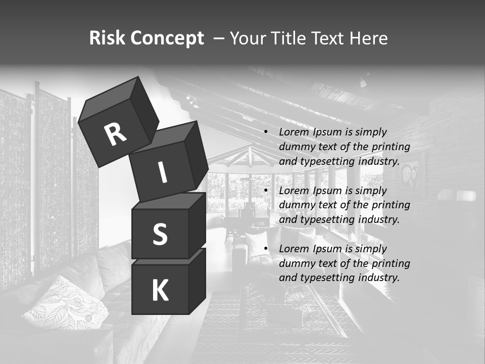 Residential Contemporary Interior PowerPoint Template