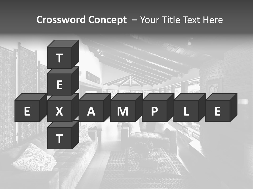 Residential Contemporary Interior PowerPoint Template
