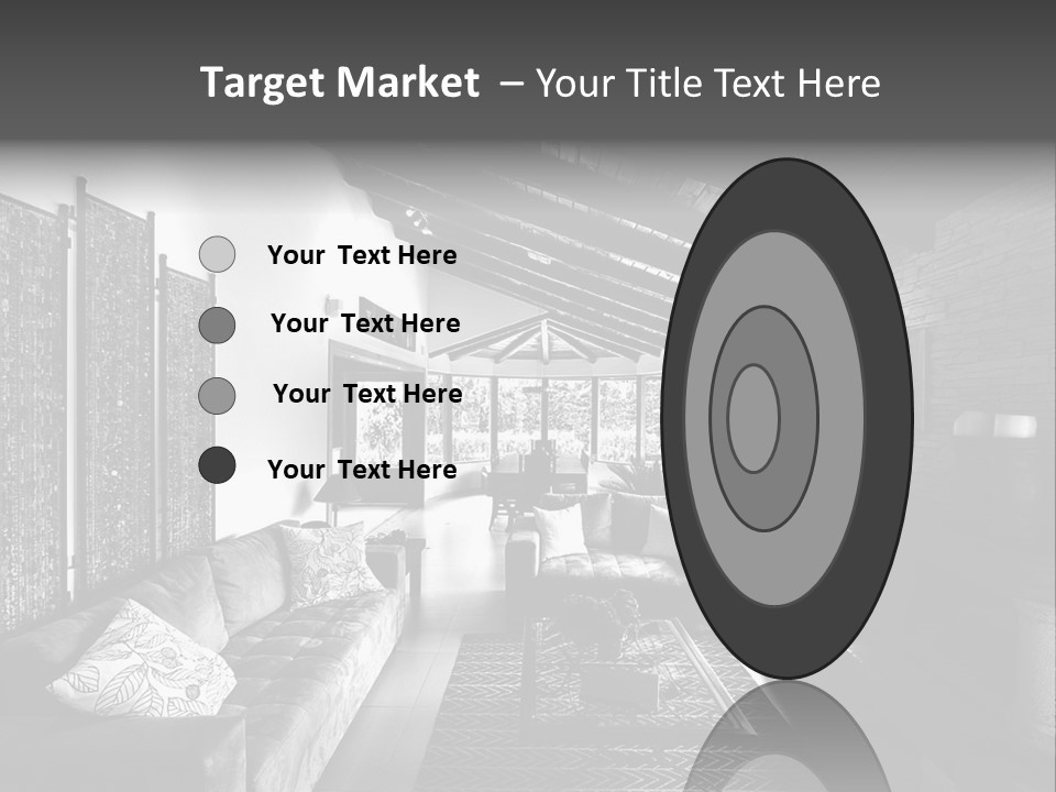 Residential Contemporary Interior PowerPoint Template