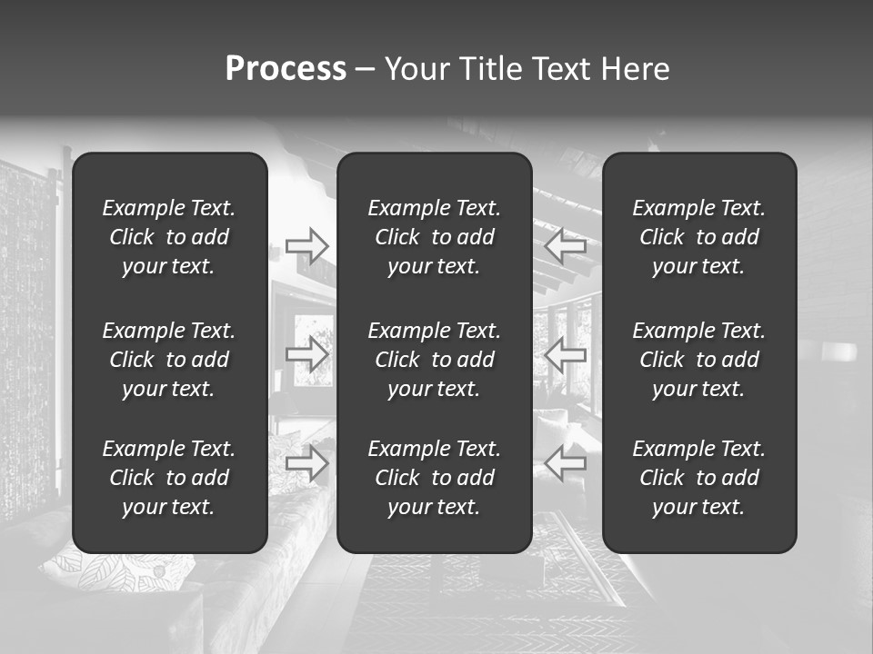 Residential Contemporary Interior PowerPoint Template