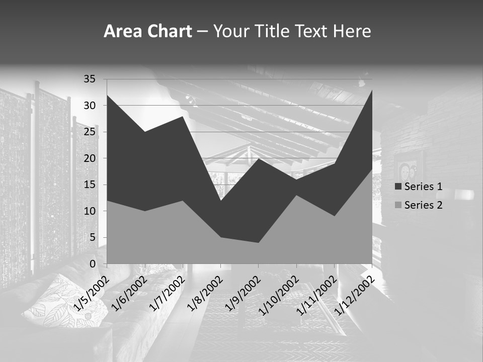 Residential Contemporary Interior PowerPoint Template