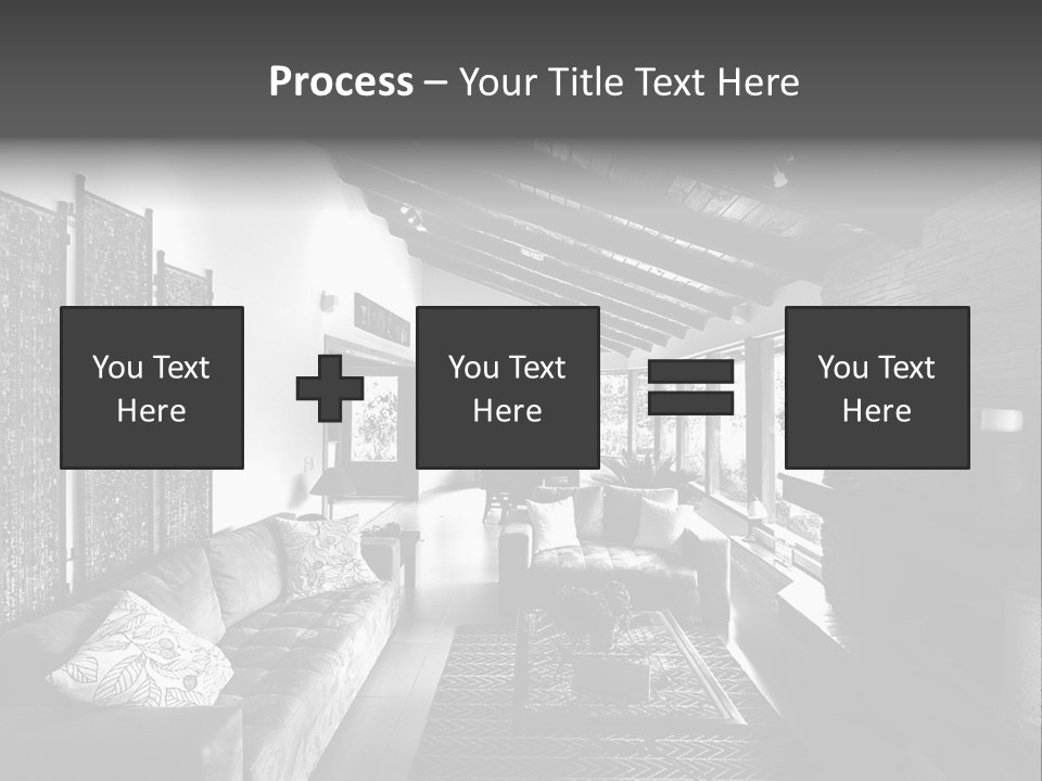 Residential Contemporary Interior PowerPoint Template