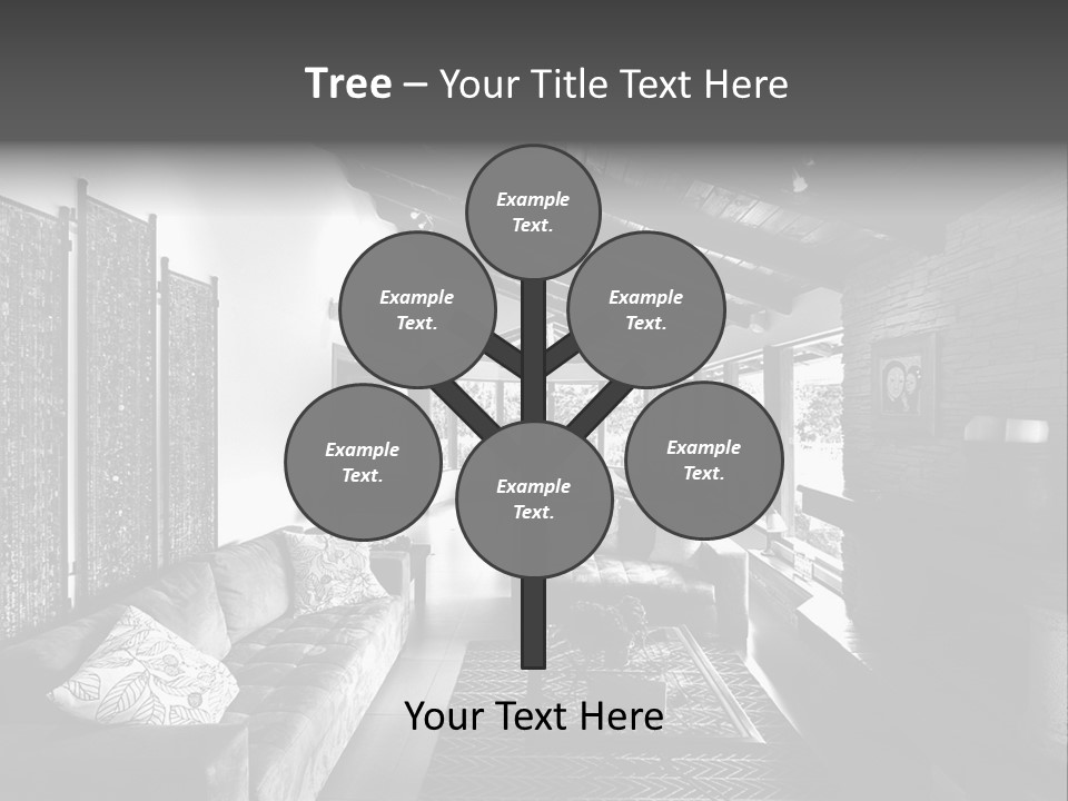 Residential Contemporary Interior PowerPoint Template