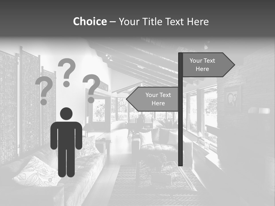 Residential Contemporary Interior PowerPoint Template