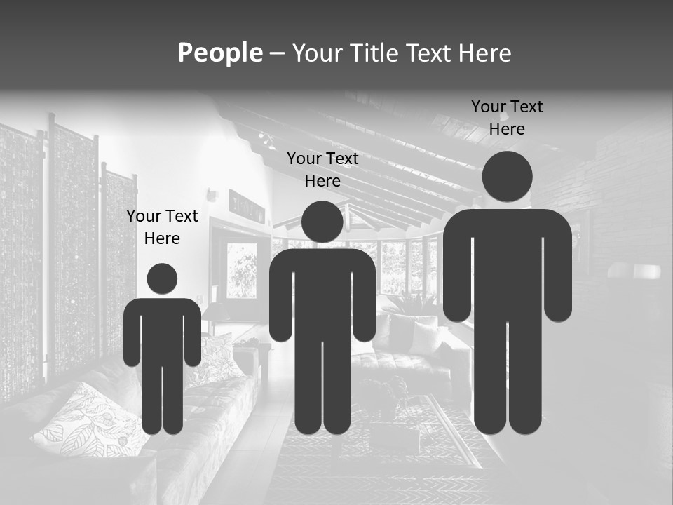 Residential Contemporary Interior PowerPoint Template