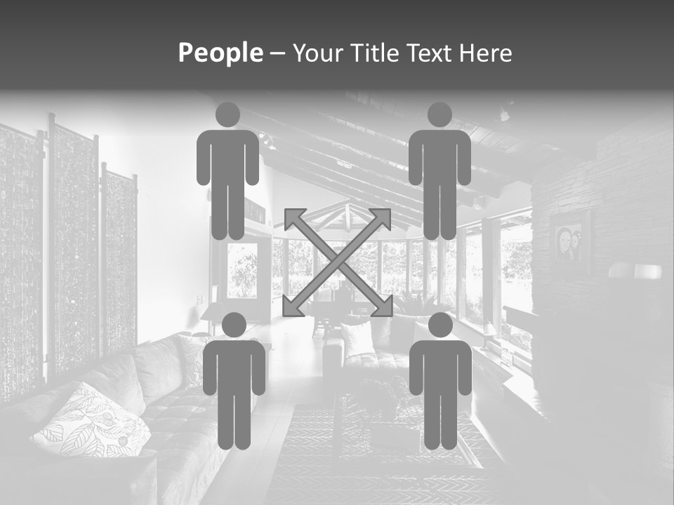 Residential Contemporary Interior PowerPoint Template