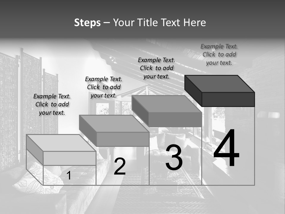 Residential Contemporary Interior PowerPoint Template