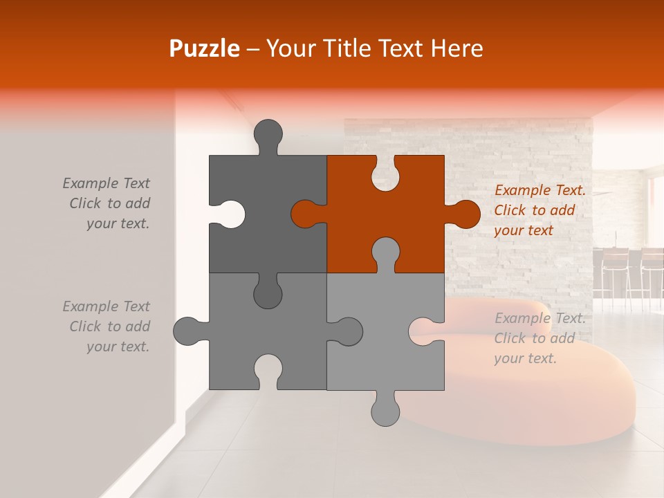 Comfortable Passage Furnished PowerPoint Template