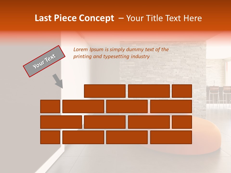 Comfortable Passage Furnished PowerPoint Template
