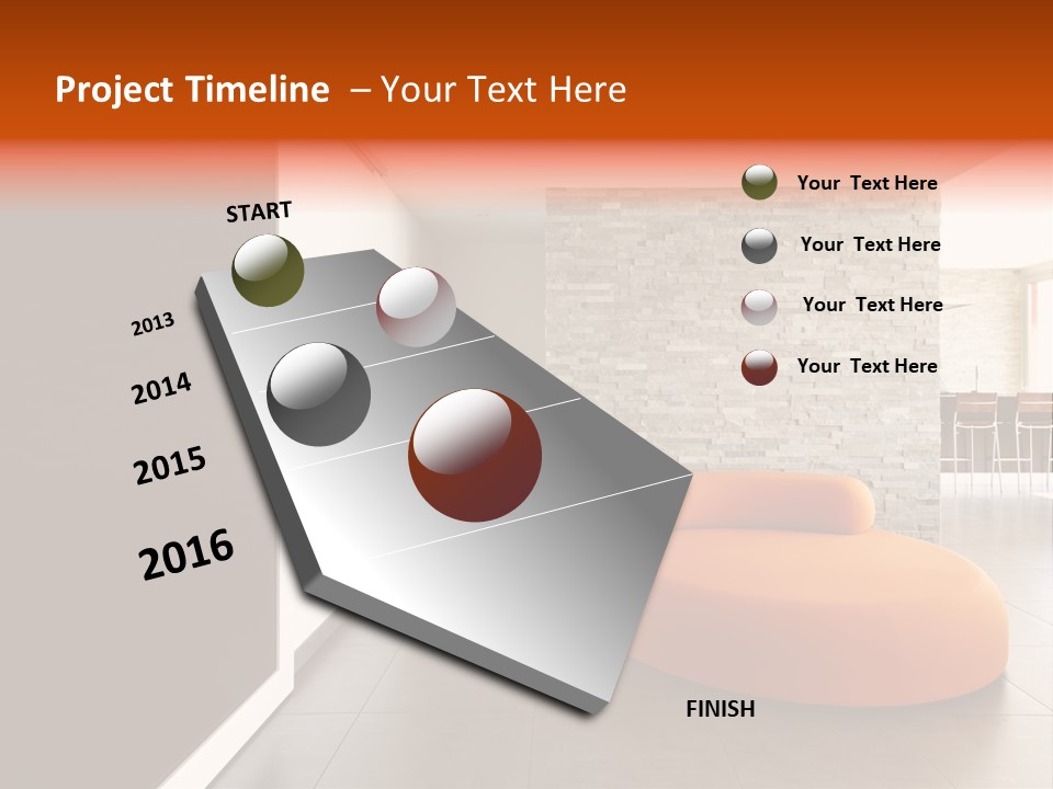 Comfortable Passage Furnished PowerPoint Template
