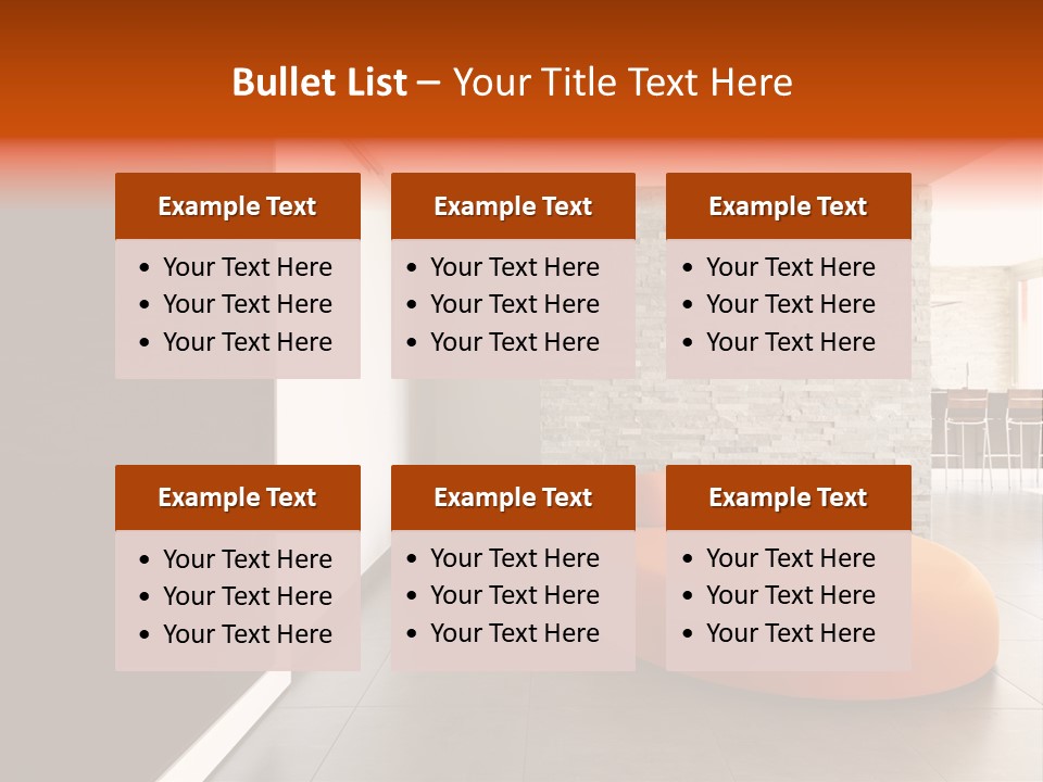 Comfortable Passage Furnished PowerPoint Template