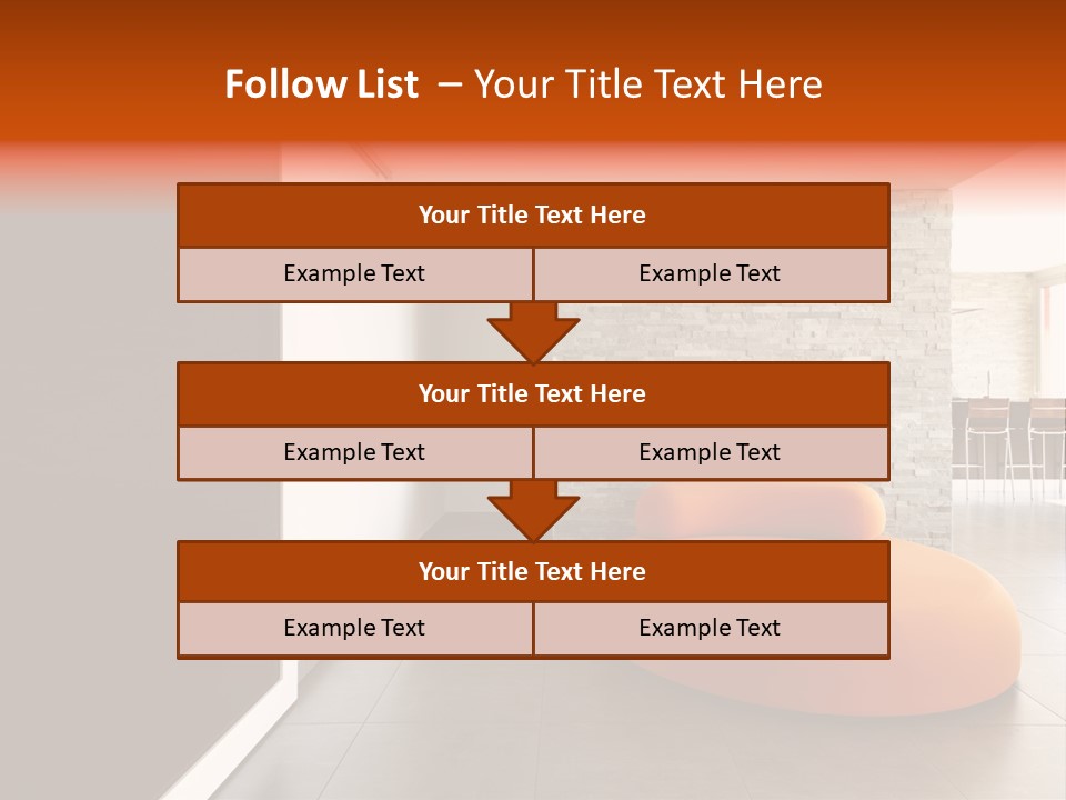 Comfortable Passage Furnished PowerPoint Template