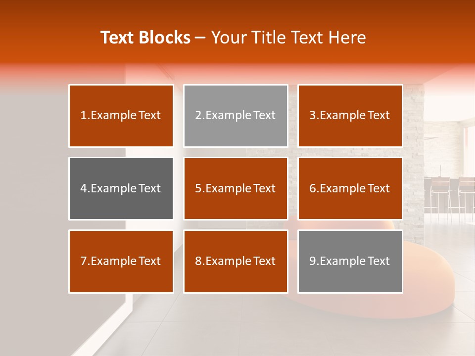 Comfortable Passage Furnished PowerPoint Template