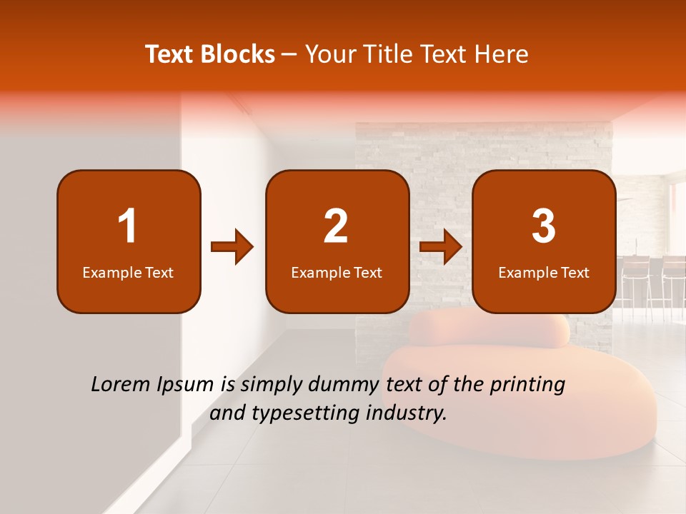 Comfortable Passage Furnished PowerPoint Template