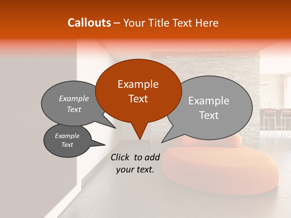 Comfortable Passage Furnished PowerPoint Template