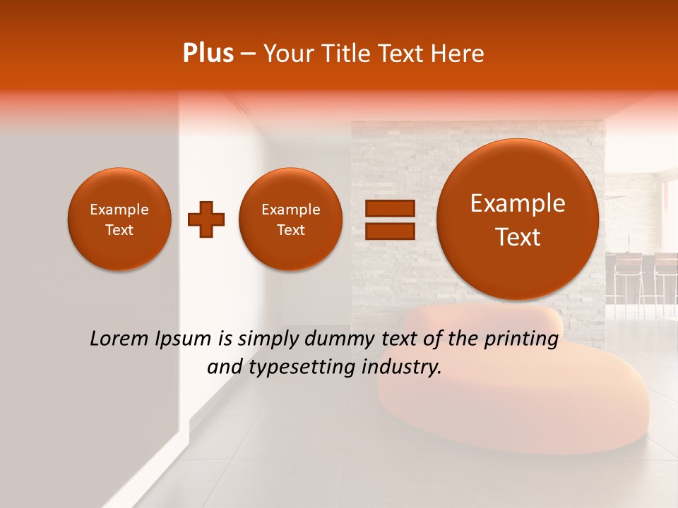 Comfortable Passage Furnished PowerPoint Template