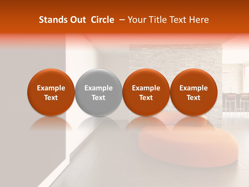 Comfortable Passage Furnished PowerPoint Template