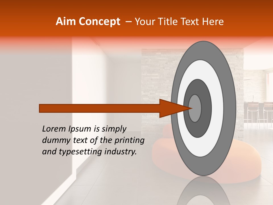 Comfortable Passage Furnished PowerPoint Template