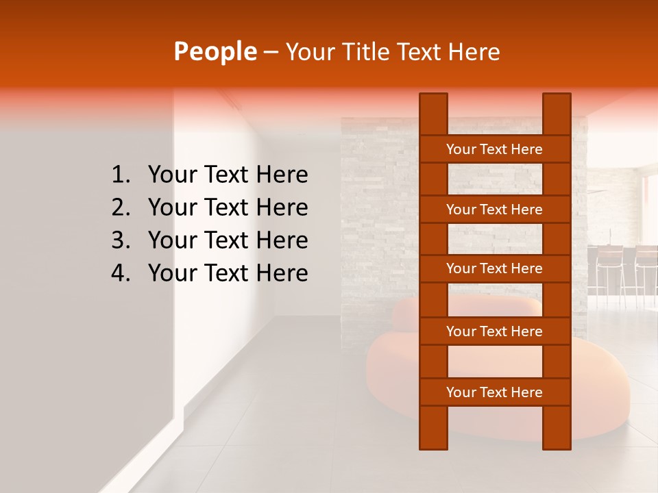 Comfortable Passage Furnished PowerPoint Template