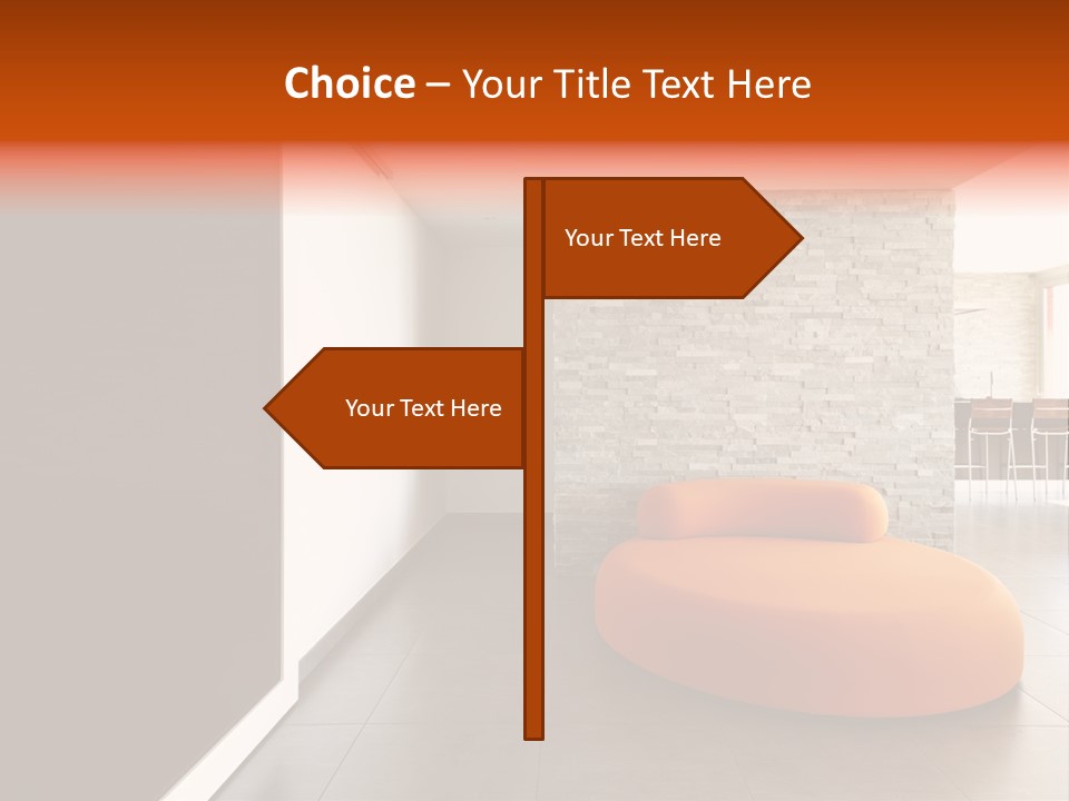 Comfortable Passage Furnished PowerPoint Template