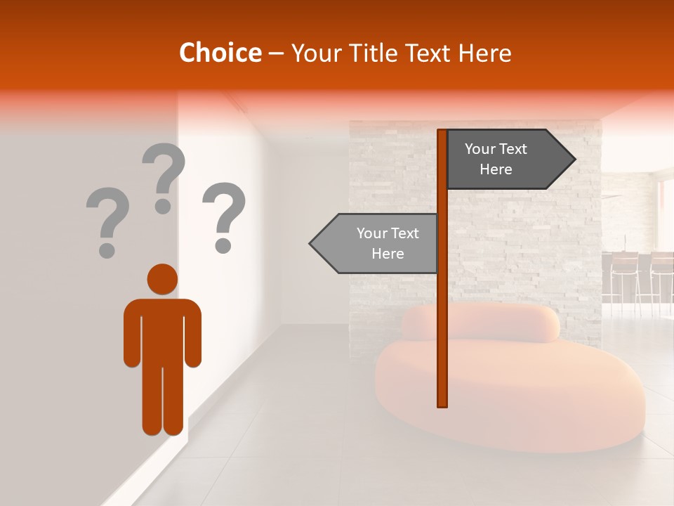 Comfortable Passage Furnished PowerPoint Template